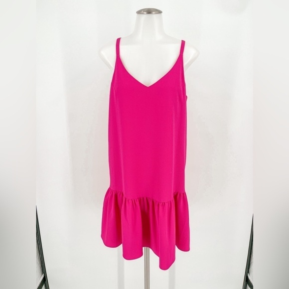 NWT Trina Turk Conservatory Drop-Waist Flounce Dress - Picture 2 of 7